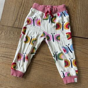 Lilly + Sid Butterfly Print joggers size 3-4T